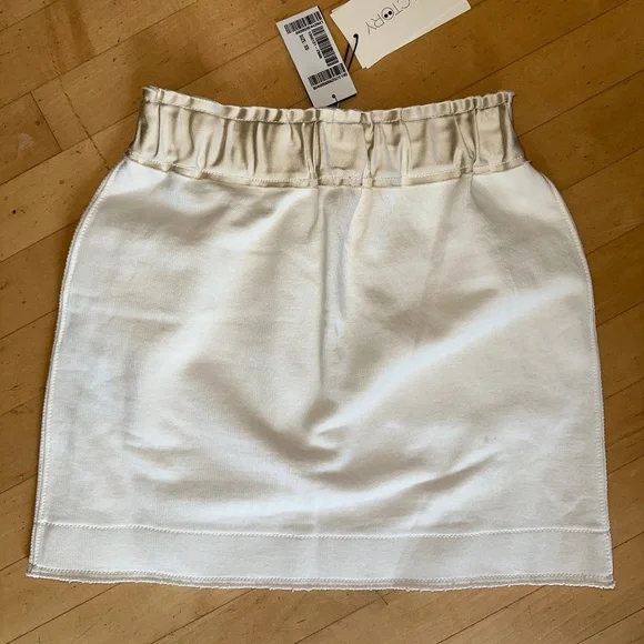 NEW AZ Factory 'Free To' ecru skirt, XS, GD1106 - Picture 6 of 7